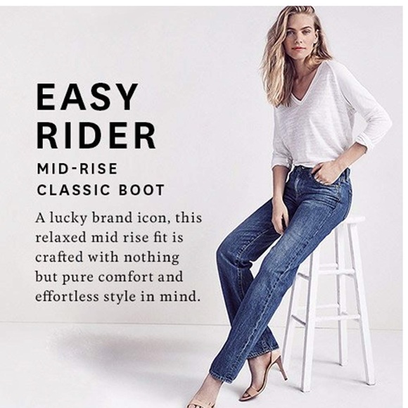 Lucky Brand Mid Rise Easy Rider Bootcut Jeans - Picture 4 of 6